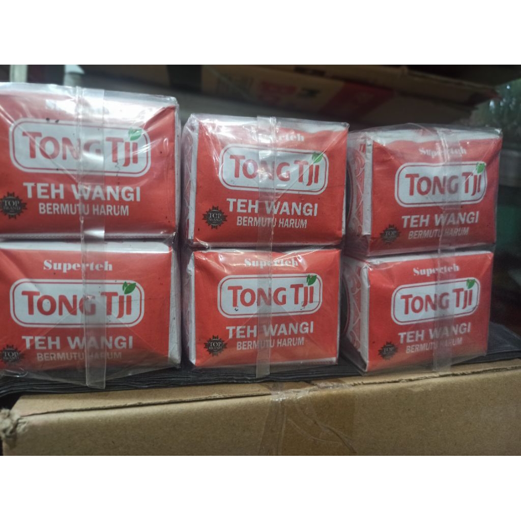 

Teh Tong Tji 40 g ( 1Slop Isi 10 Bungkus)