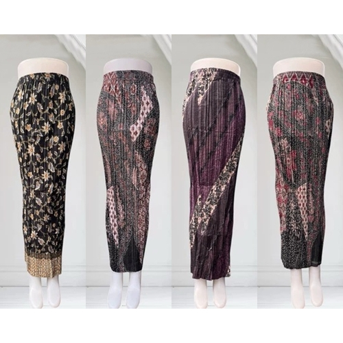 REAL PICT ROK PLISKET BATIK / ROK LILIT / BAWAHAN KEBAYA / ROK KEBAYA / ROK WISUDA / LERENG HIJAU