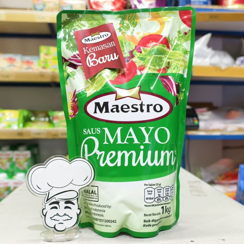 

Maestro Mayonaise 1Kg / Maestro Mayo Plain 1Kg / Maestro Light Mayonaise 1Kg