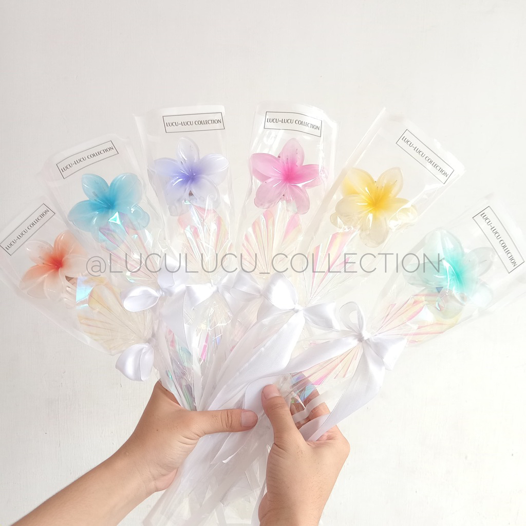 Buket Jedai Kamboja (Free Tas Bucket Transparan) / Buket Wisuda Ulang Tahun