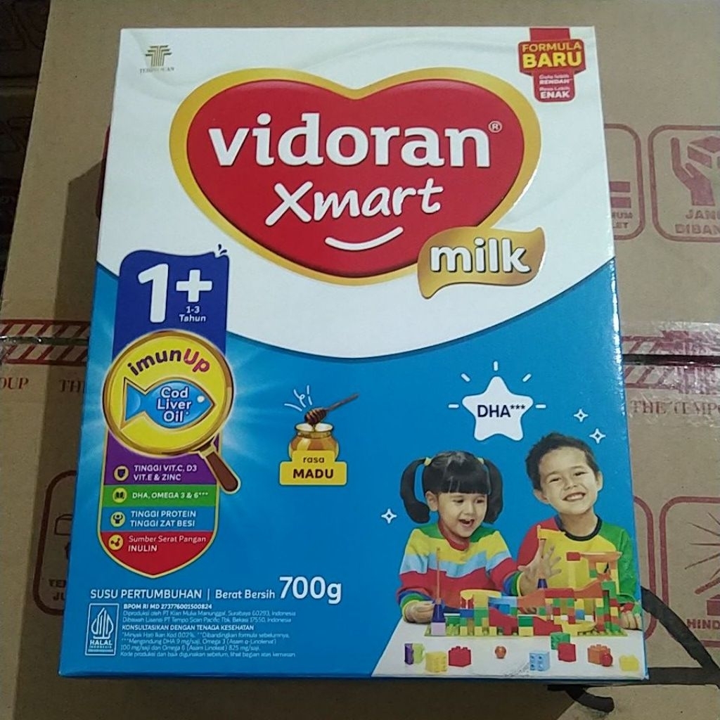 

Susu Vidoran Xmart 1+ 700/925 gram