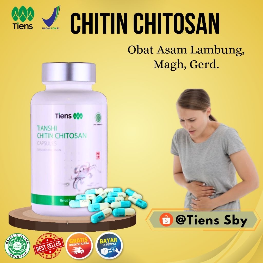 CHITIN CHITOSAN Obat Asam Lambung Gerd Anxiety
