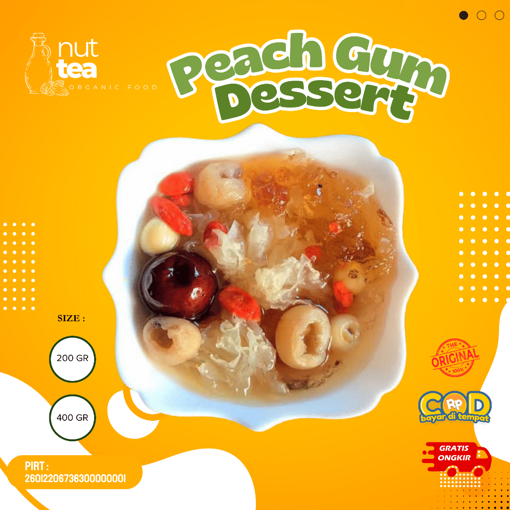 

Paket Peach Gum Dessert 200gr - (Siap Masak) / Collagen / Sehat