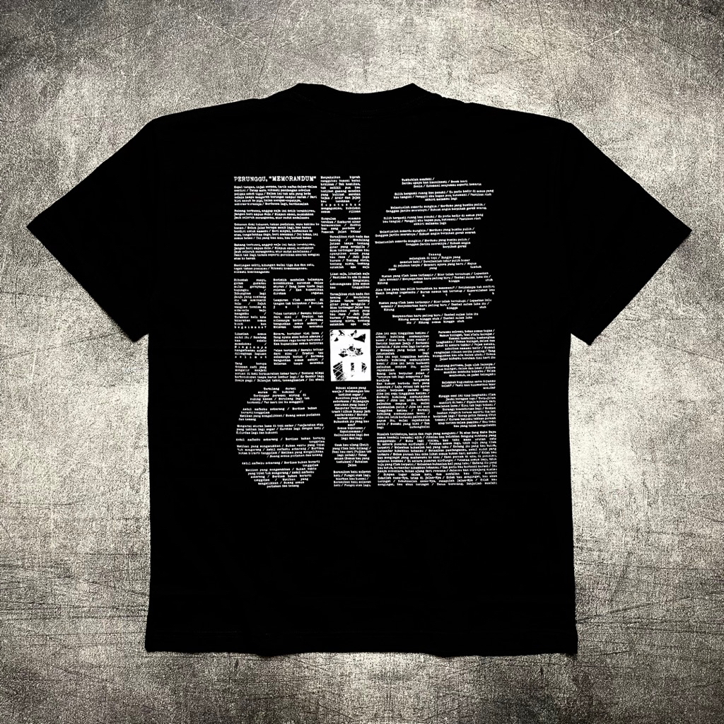 Tshirt PERUNGGU - THE LYRICS Official Merchandise