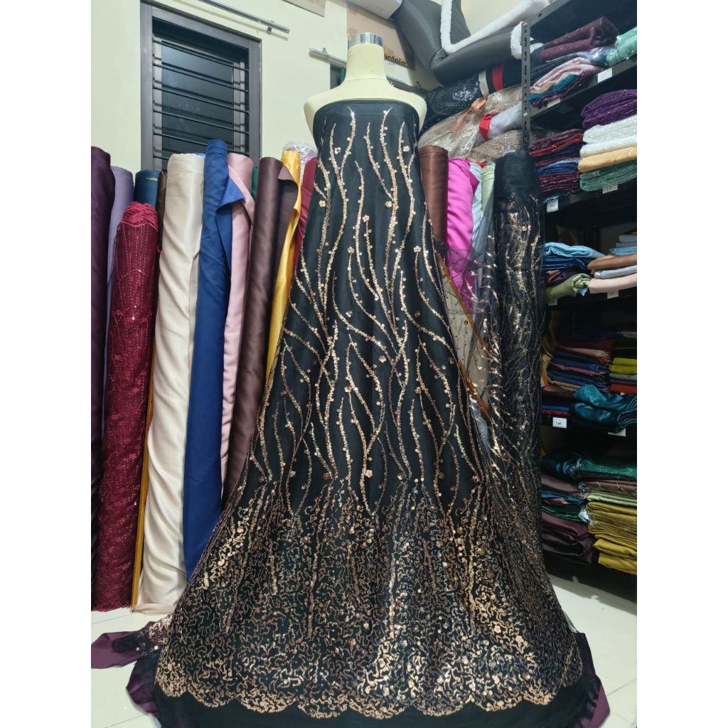 Kain Tille Tulle Payet Sequin / Payet Sequin / Kain Tile Squin Jupiter