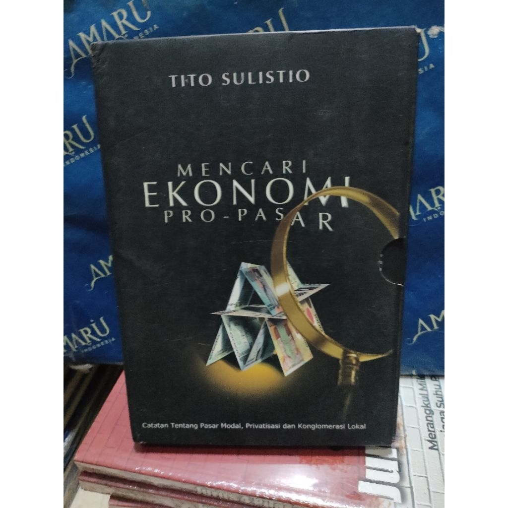 ORIGINAL BUKU MENCARI EKONOMI PRO PASAR TITO SULISTIO