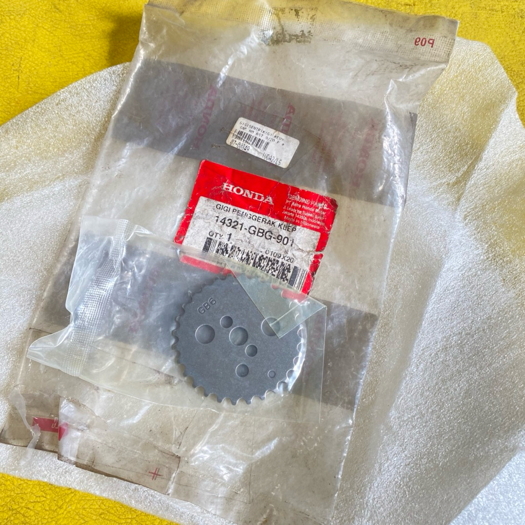 gigi sentrik noken as Honda Astrea grand prima Supra original AHM 14321-GBG-910