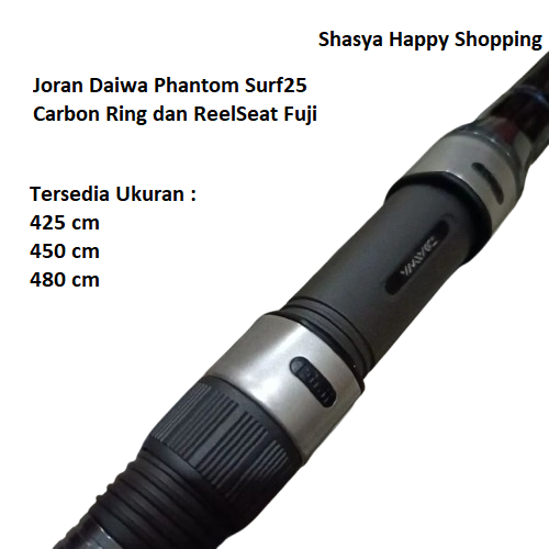Joran Daiwa Phantom Surf 2022 Carbon Ring Fuji 425 450 480