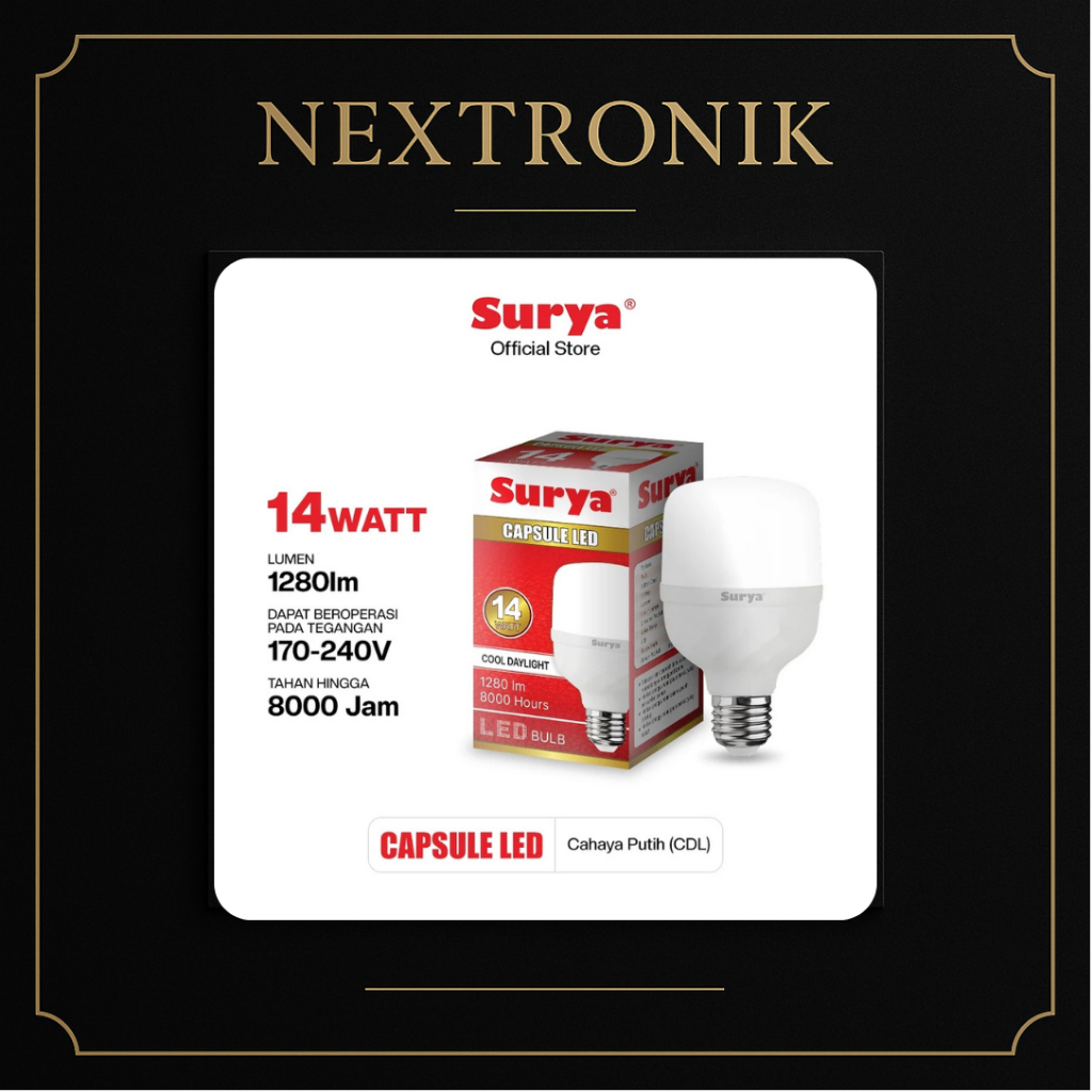 Lampu Capsule Led Surya 14 watt