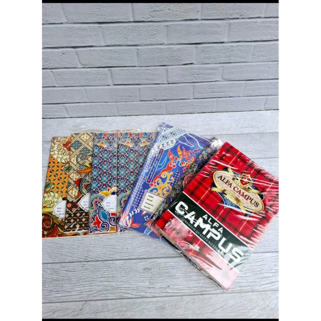 

( Isi 20 Lembar) Sampul Buku Batik BOXY Bahan Tebal ( Ukuran Buku Campus )