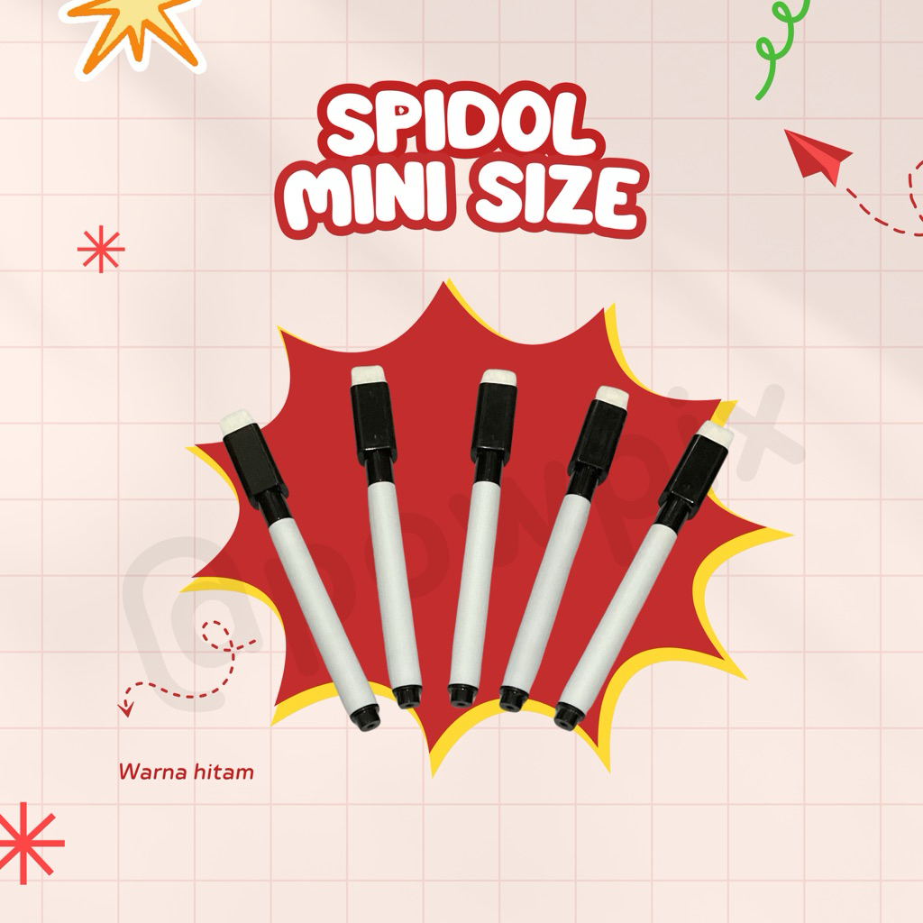 

Spidol mini warna hitam 1pcs