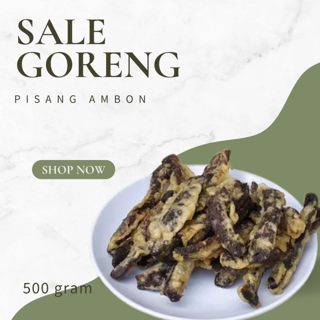 

500gram SALE GORENG PISANG AMBON