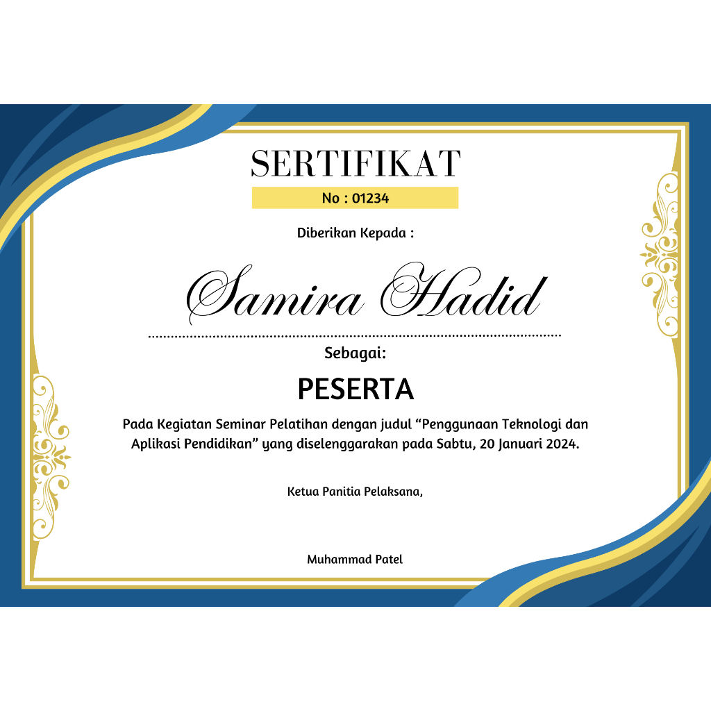 

Cetak Sertifikat Elegan | Kertas Buffalo Python 160 gsm Berkualitas Premium