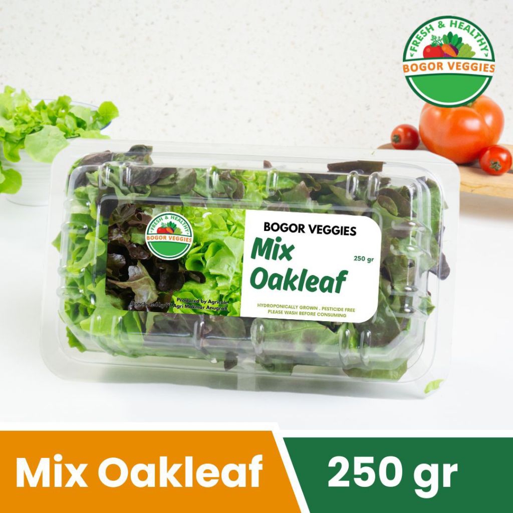 

Mix Oakleaf 250gr Bogor Veggies