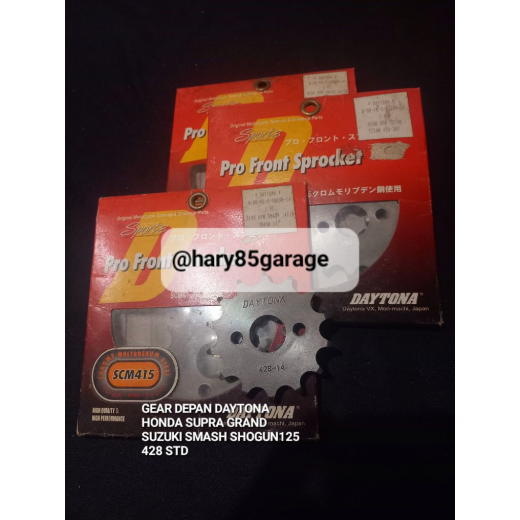 GEAR GIR DEPAN DAYTONA 428 SUPRA GRAND SMASH SHOGUN125 ORIGINAL
