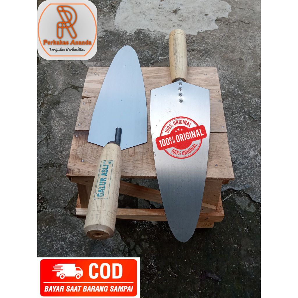 Oval 25 cm Sendok Semen Sendok Galur Original Cetok Galur Paku Keling 4