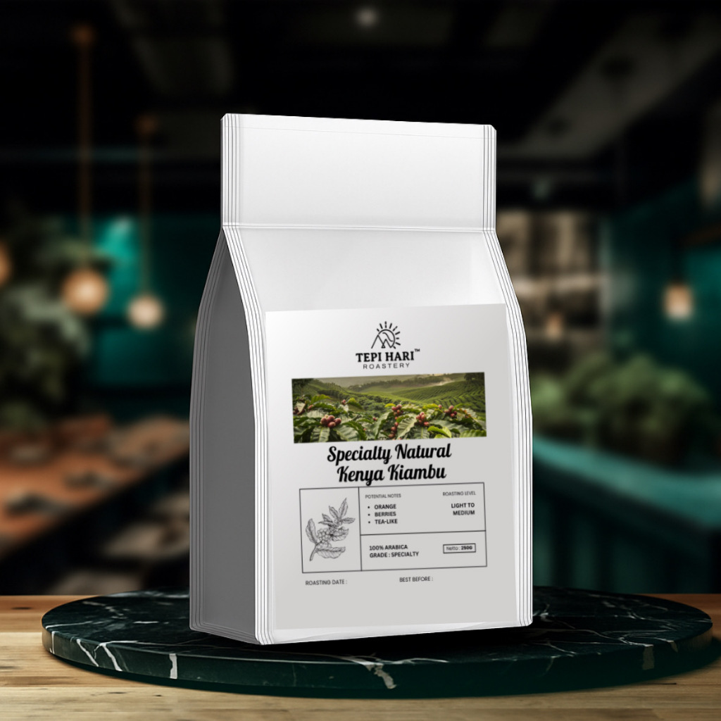 

Kopi Full Arabika Natural Kenya Kiambu Mchana (Biji/Bubuk) Specialty Grade 250g