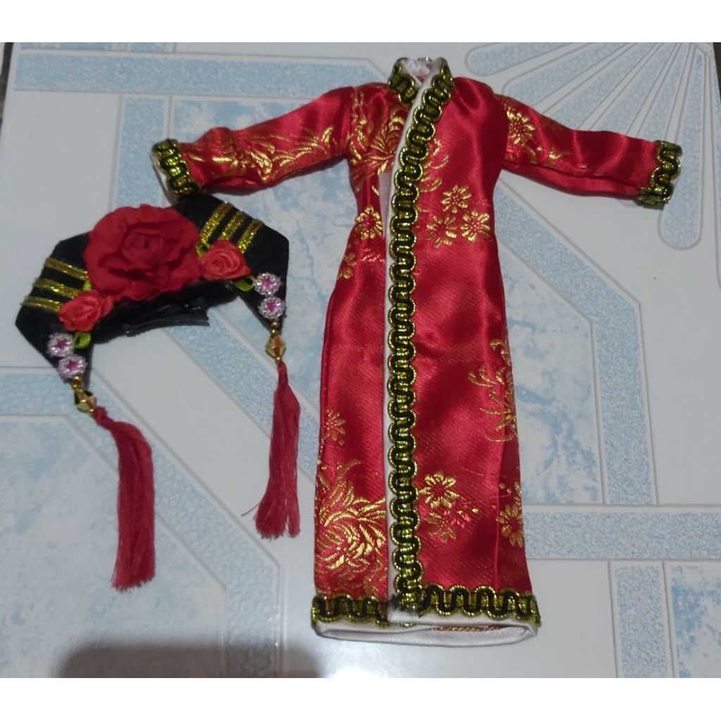 Baju Boneka Barbie 1 set 2in1-Handmade & Original Mattel