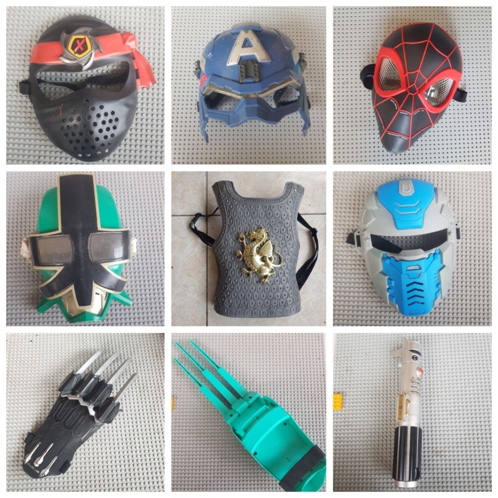 mainan topeng karakter aksesoris cosplay pl