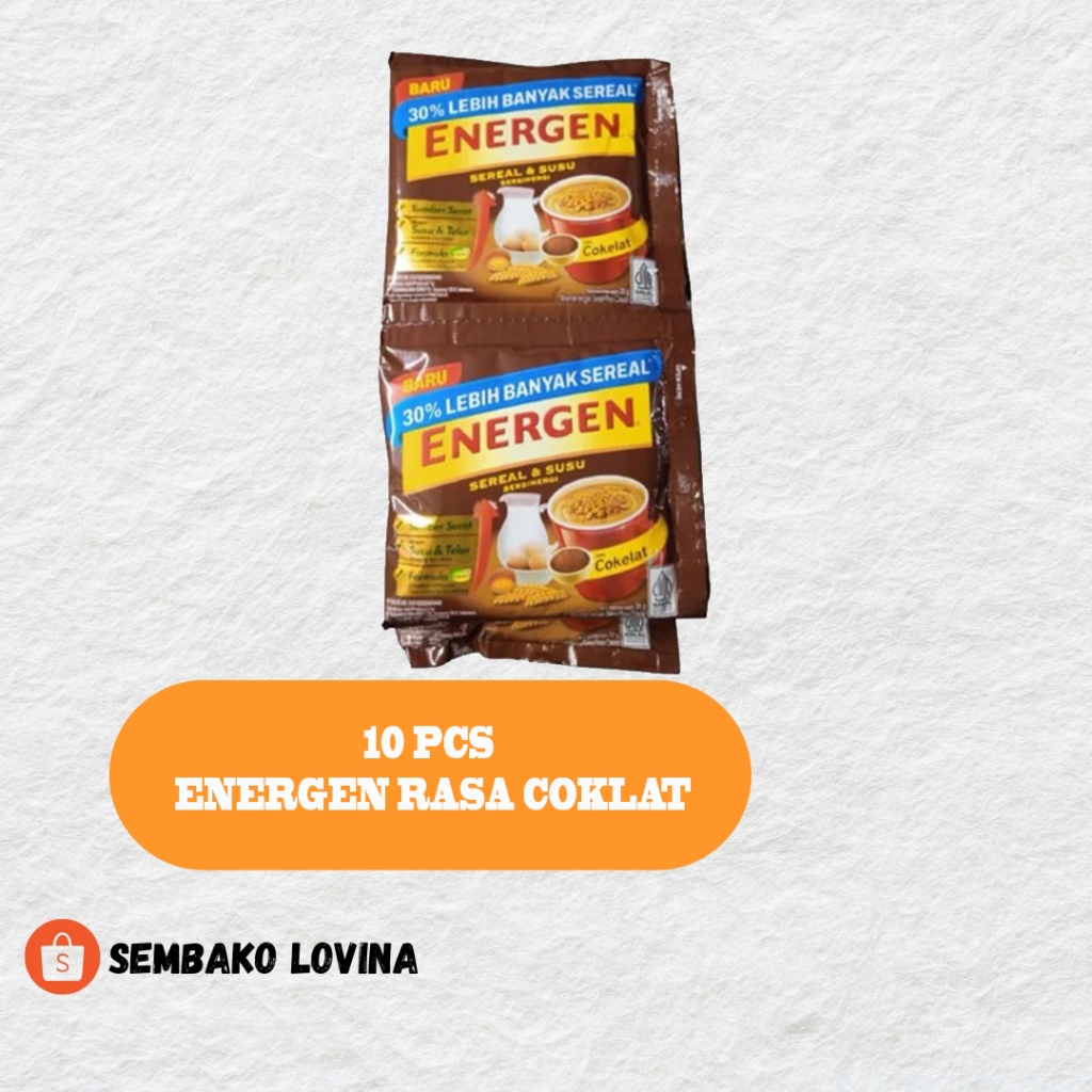 

BARU Energen Rasa Coklat 10 Pcs