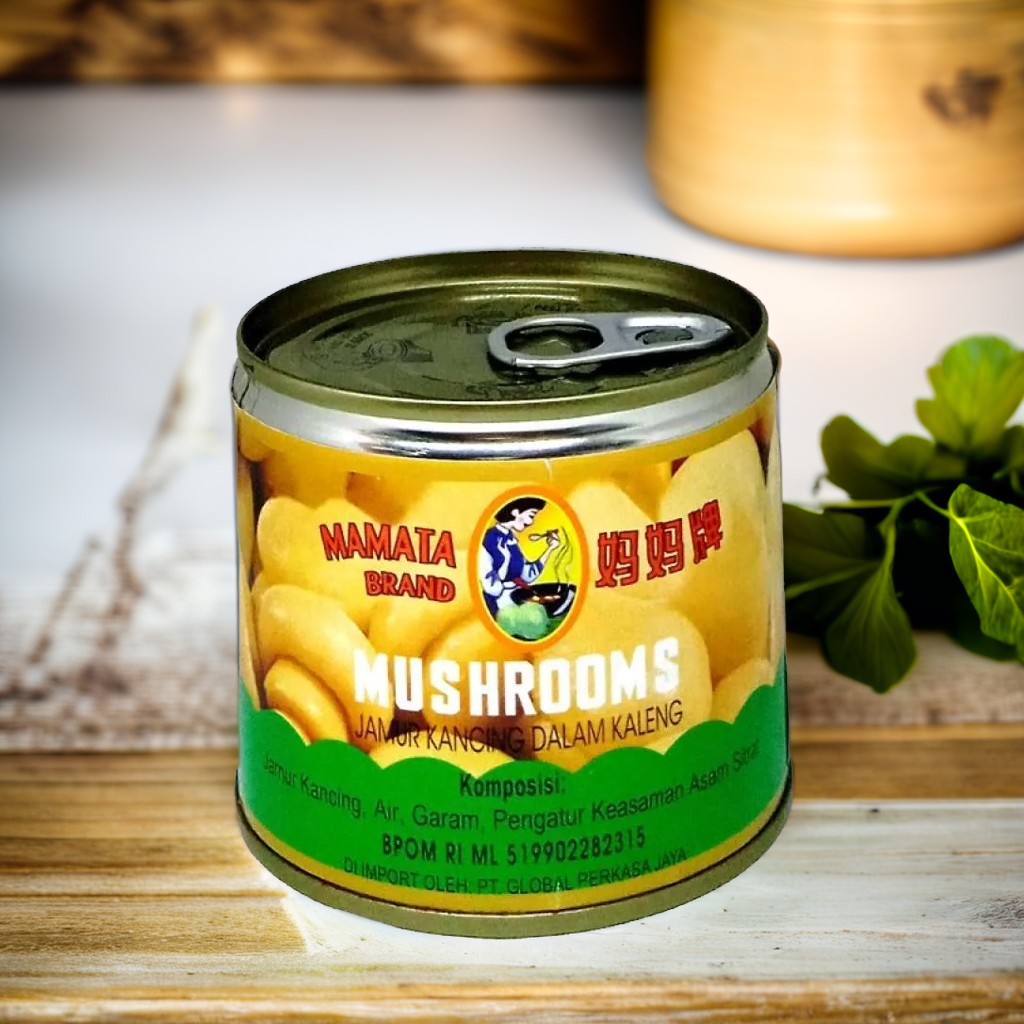 

MAMATA MUSHROOM JAMUR KANCING DALAM KALENG 198 GRAM