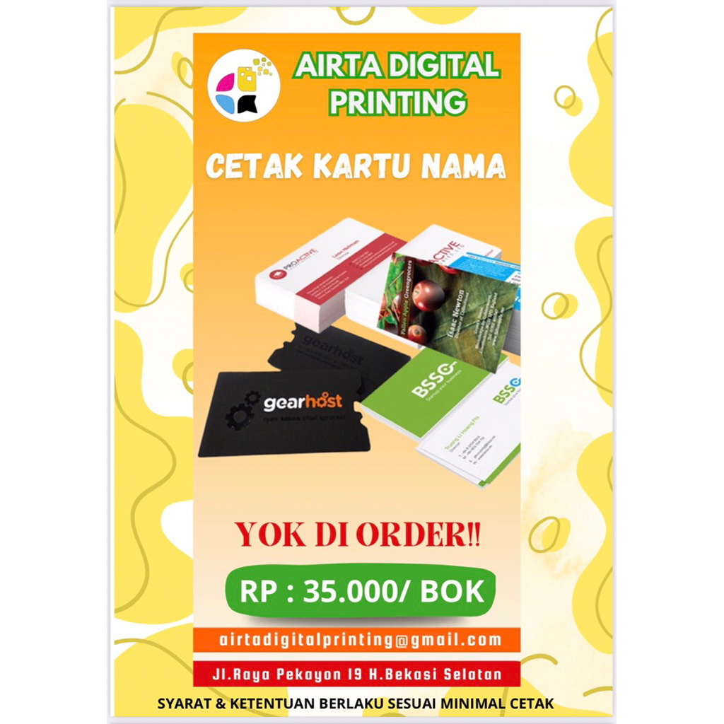 

Cetak Kartu Nama / Box (Harga per box)