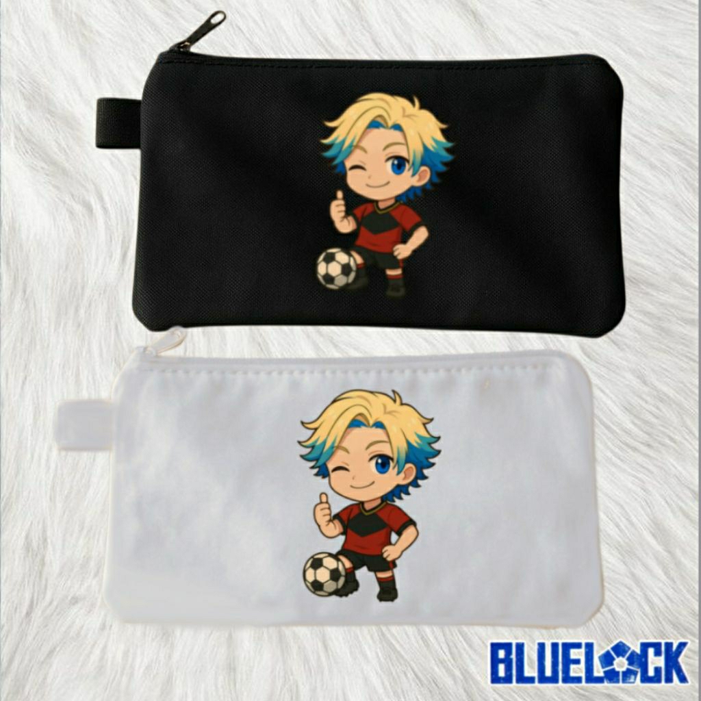 

Tempat Pinsil Kanvas anime blue lock tepak bluelock pen case kanvas tebal