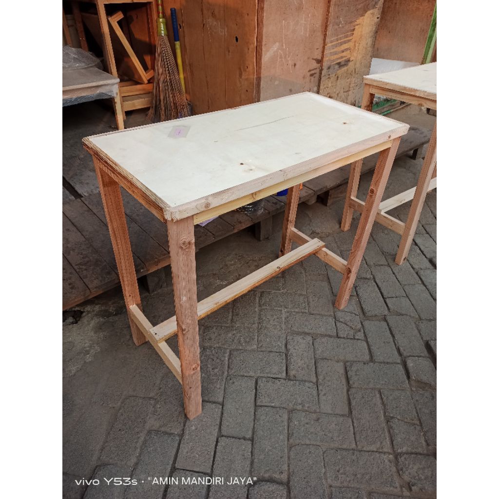 meja makan 80x40x75cm