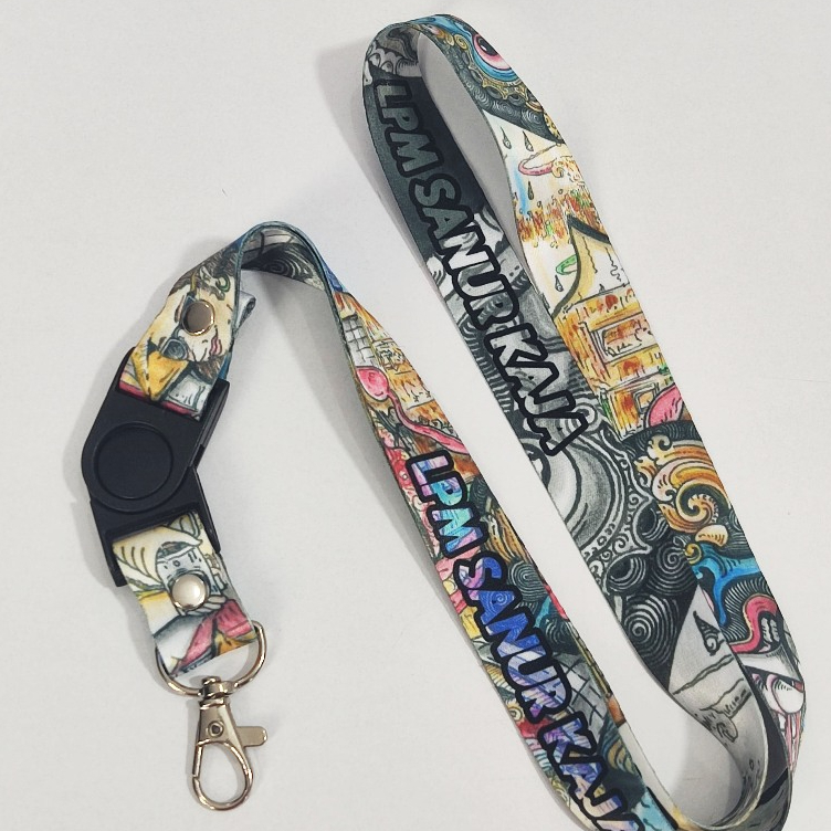 

Tali Lanyard Sekaa X LPM Sanur Kaja Gantungan Kunci / ID Card Desain