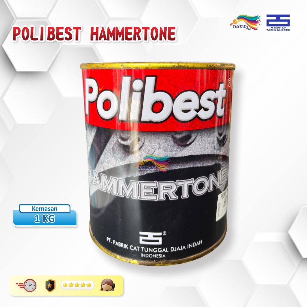 POLIBEST HAMMERTONE 1 KG CAT BESI TEXTURE HAMMMERTONE