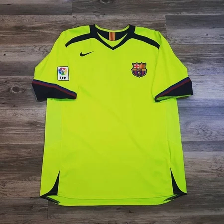 JERSEY Barcelona 2005 Away Full Printing Bukan Ori