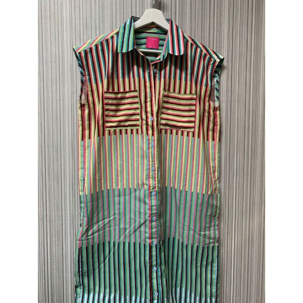 Preloved KYRRA Mimosa Shirt Dress Martini