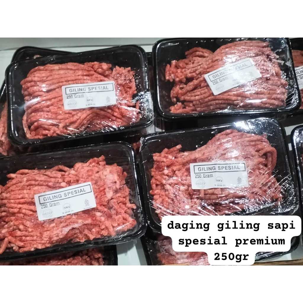 

Daging Giling Sapi | Minced Ground Beef Less Fat - Spesial (250 gr)