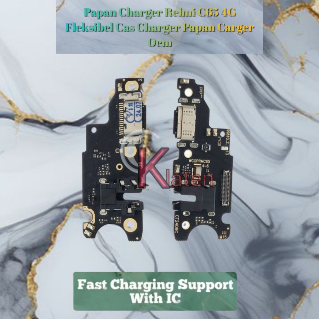 Papan Charger Relmi C65 4G Fleksibel Cas Charger Papan Carger Oem