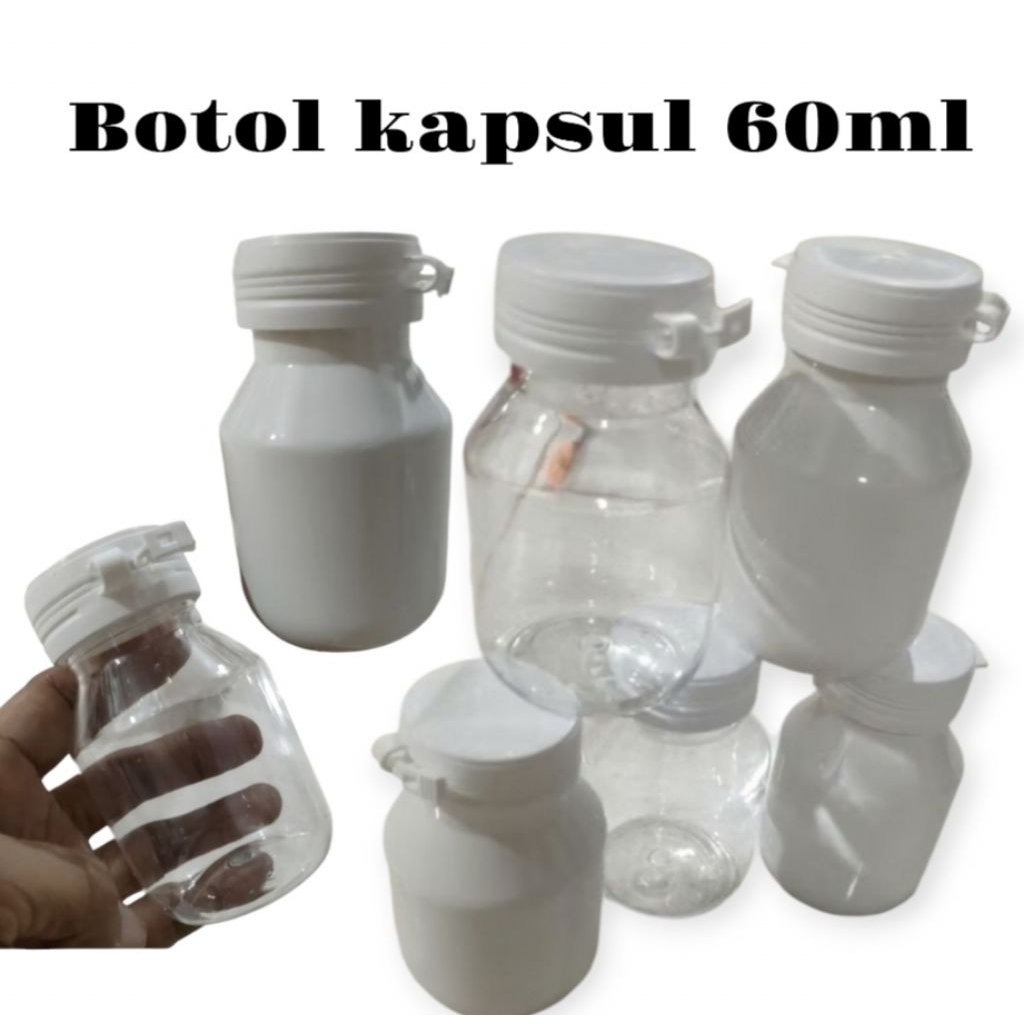 Botol kapsul 60ml