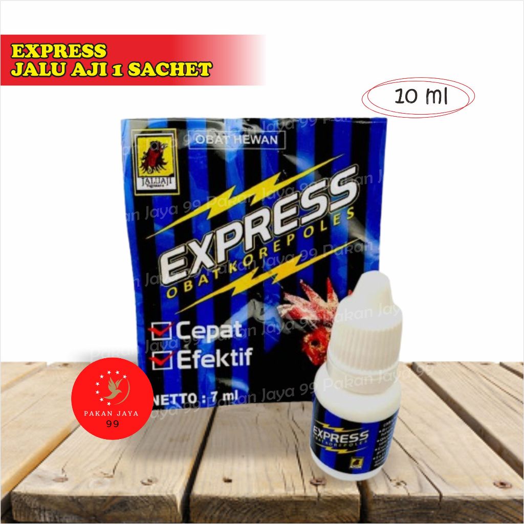 READY EXPRESS JALU AJI 1 SACHET 10 ML OBAT AYAM SAKIT KOREP KURAP KURAB JAMUR BURAS MUKA PUTIH LESU