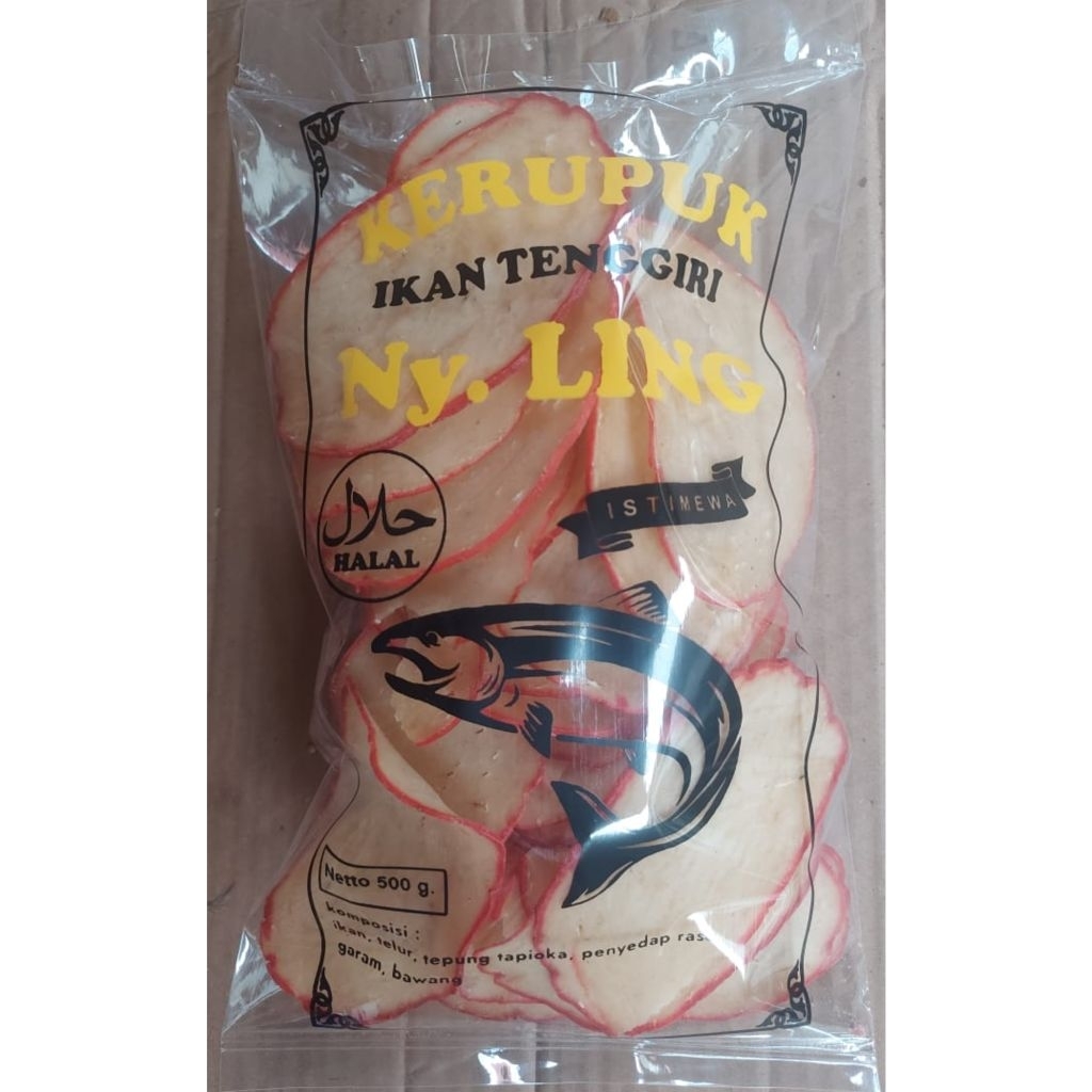 

Kerupuk Ikan Tenggiri NY LING / Krupuk Ikan Tengiri / Kerupuk Mentah / Oleh Oleh Khas Pontianak / Kerupuk Pontianak / Mackerel fish Crackers