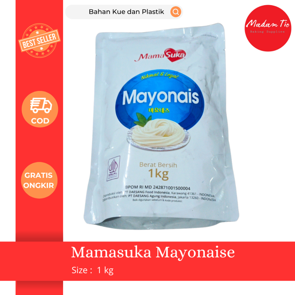 

Mamasuka Mayonaise 1kg 1pcs