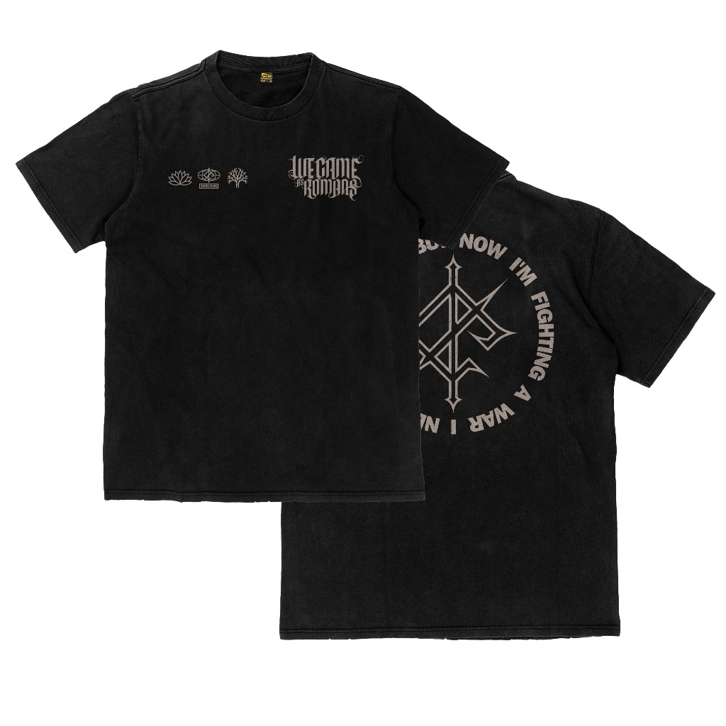 Kaos We Came as Romans War Band Metalcore Metal Flexinc Kaos Tebal T Shirt Katun 16s Heavyweight