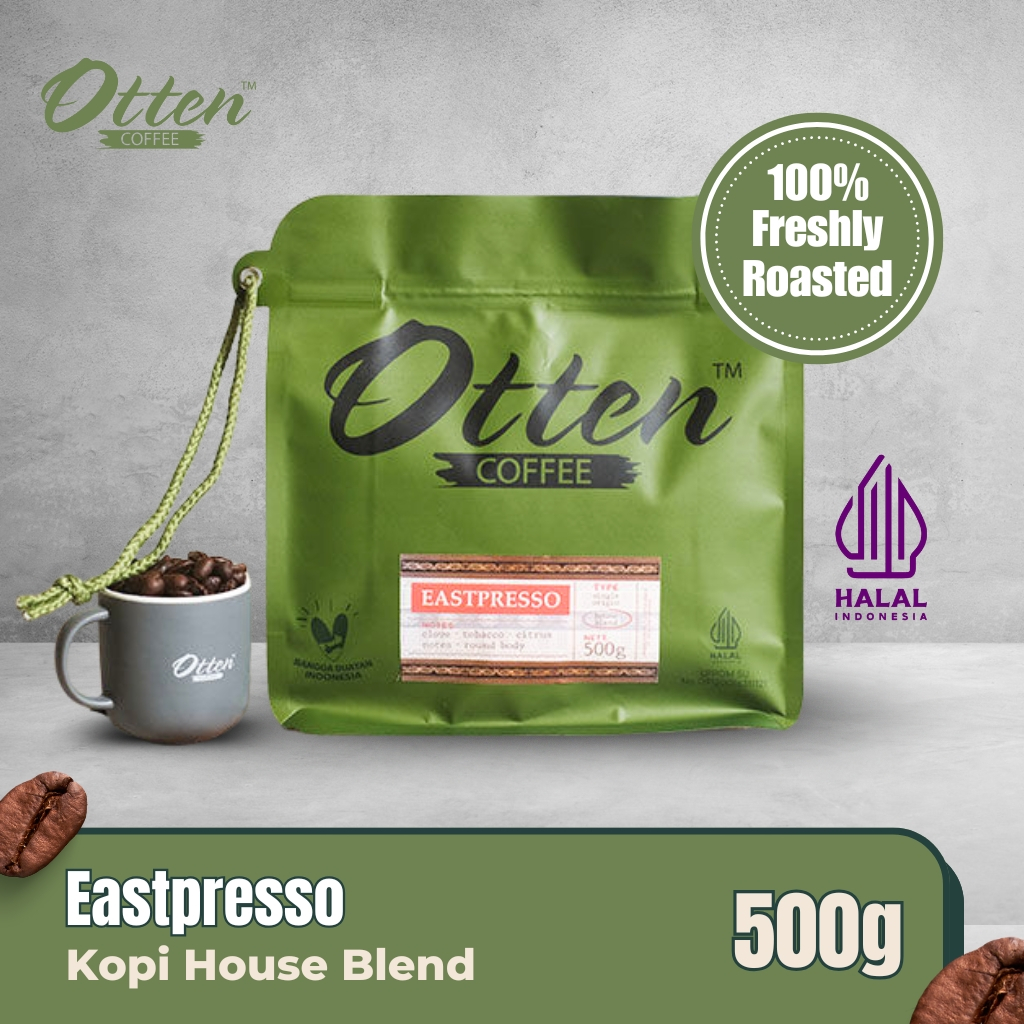 

Eastpresso - Kopi House Blend 500gr - Commercial Blend - Biji / Bubuk Otten Coffee