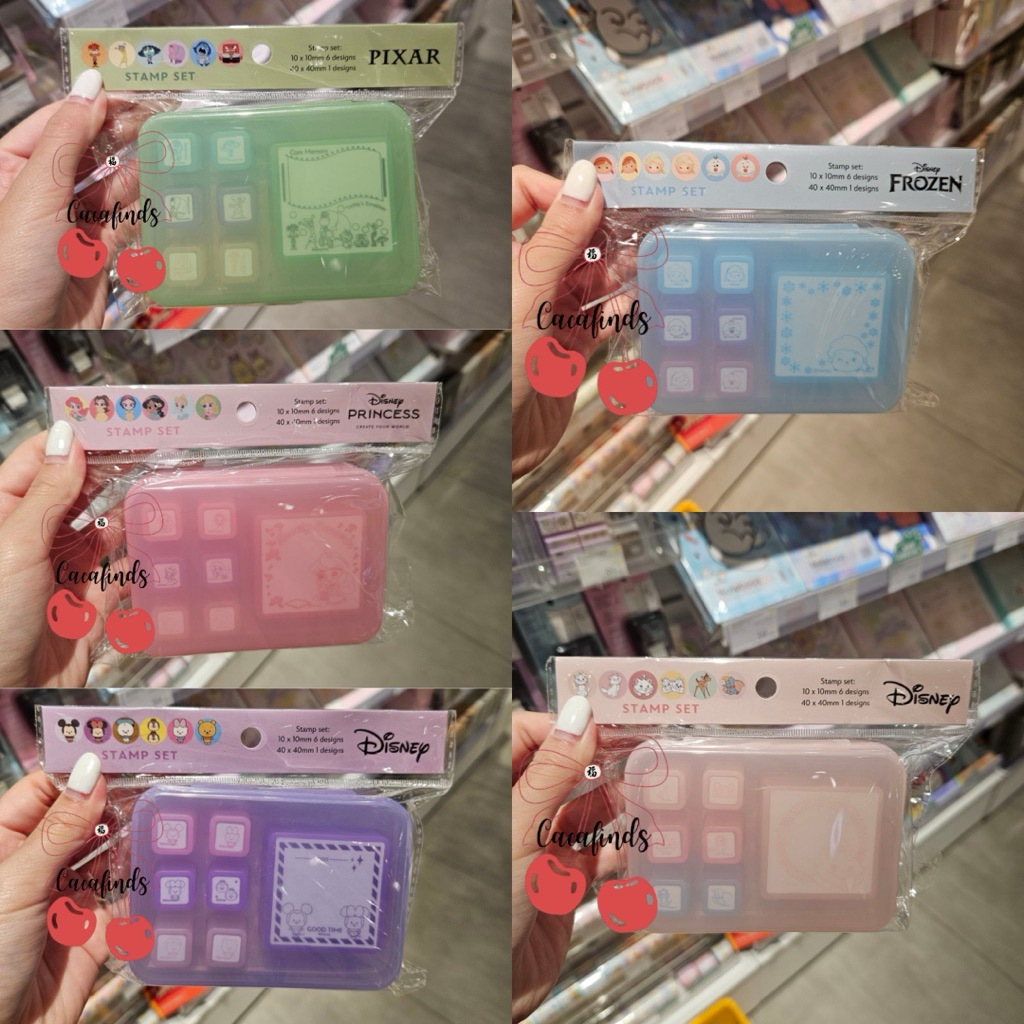 

OHSOME x Disney‼️Stamp Set / Stempel Set Disney Collection (Marie Cat / Frozen / Inside Out / Princess / Mickey & Friends)