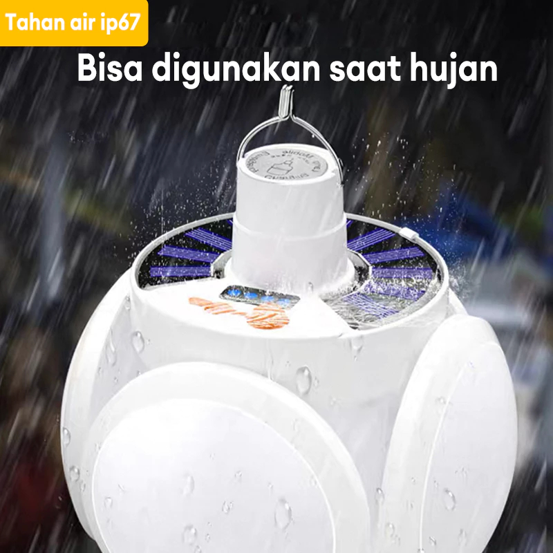 Lampu tenaga surya Gantung Camping Lampu emergency tahan 24 jam Lampu Taman Outdoor