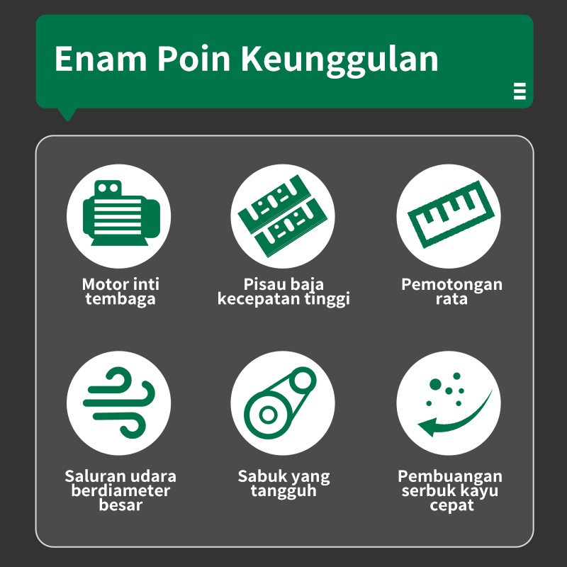 ID ISKU MESIN SERUT KAYU KETAM LISTRIK MESIN KETAM KAYU MODERN COCOK UNTUK MEMOLES DAN MEMOTONG KAYU