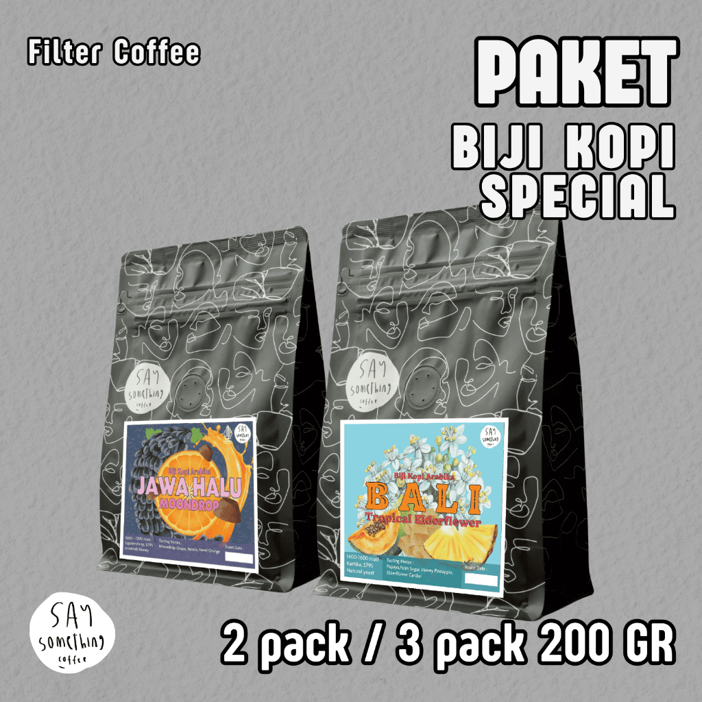 

Say Something Coffee Paket Biji Kopi Arabika Special 200 Gram - Filter