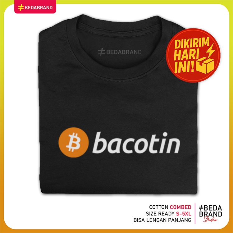 Kaos Plesetan Parodi Logo Brand Unik - Bacotin