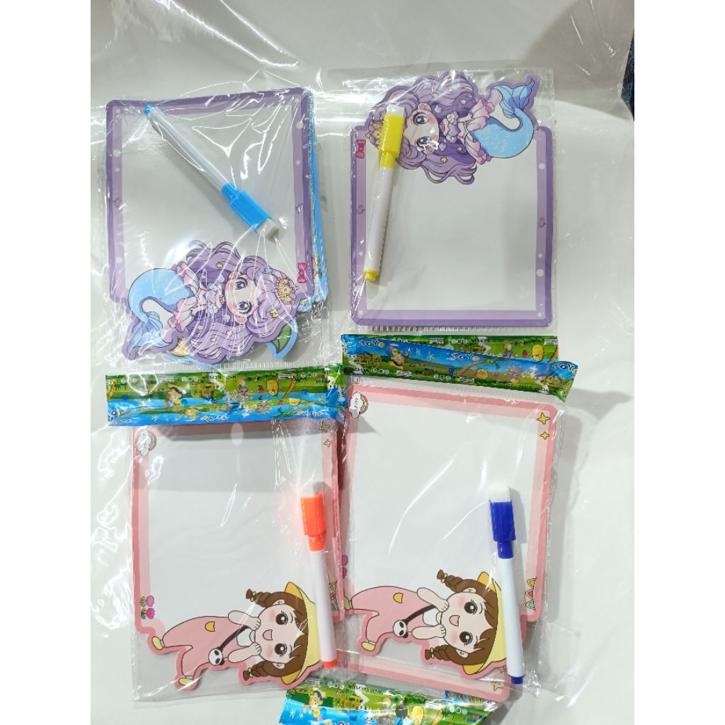 

(10 PCS) MAINAN EDUKASI ANAK PAPAN SPIDOL MINI/MEMO PAPAN PENGHAPUS