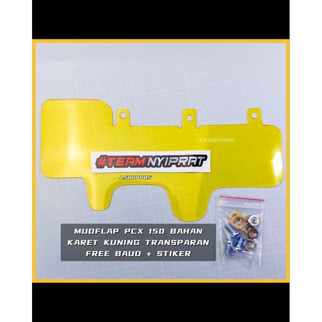 MUDFLAP AKRILIK VARIO 110 KARBU 2007- 2011