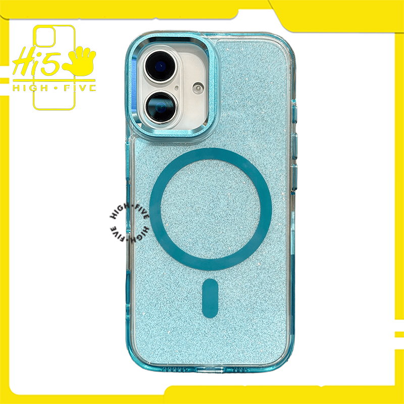 Aria Magsafe Glitter BLUE for iPhone 11, iPhone 12 ProMax, iPhone 13, iPhone 13 Pro, iPhone 13 ProMa