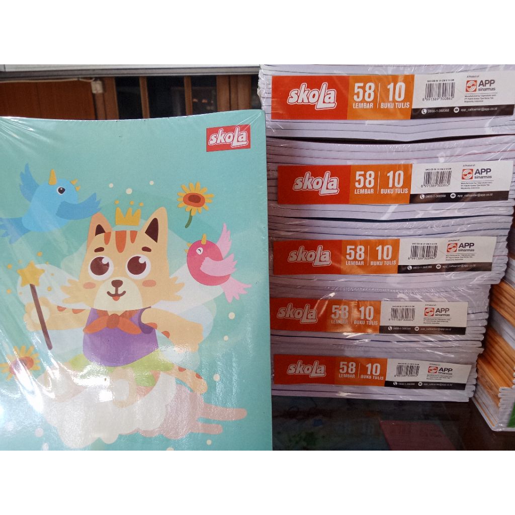 

Buku Tulis SKOLA by SIDU isi 58Lembar