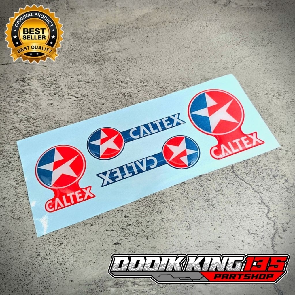 STIKER STICKER EMBLEM 3D F1ZR FIZR CALTEX BUKAN ORIGINAL YAMAHA